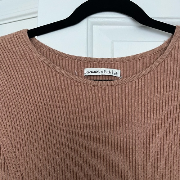 Abercrombie & Fitch Tan Mini Knit Dress - Picture 5 of 5